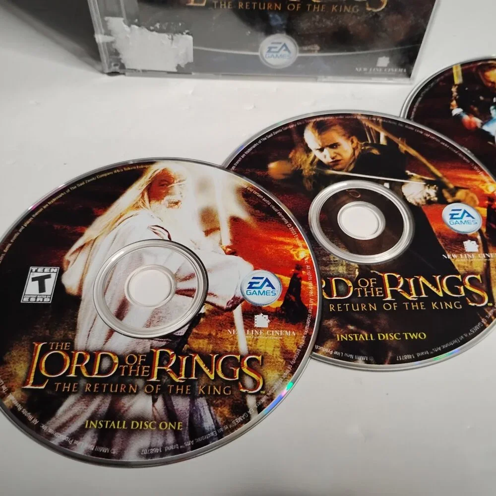 The Lord Of The Rings The Return Of The King by EA Games PC Game 3-Disc Set